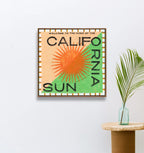 L'estampe en édition limitée du soleil de Californie