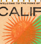 L'estampe en édition limitée du soleil de Californie