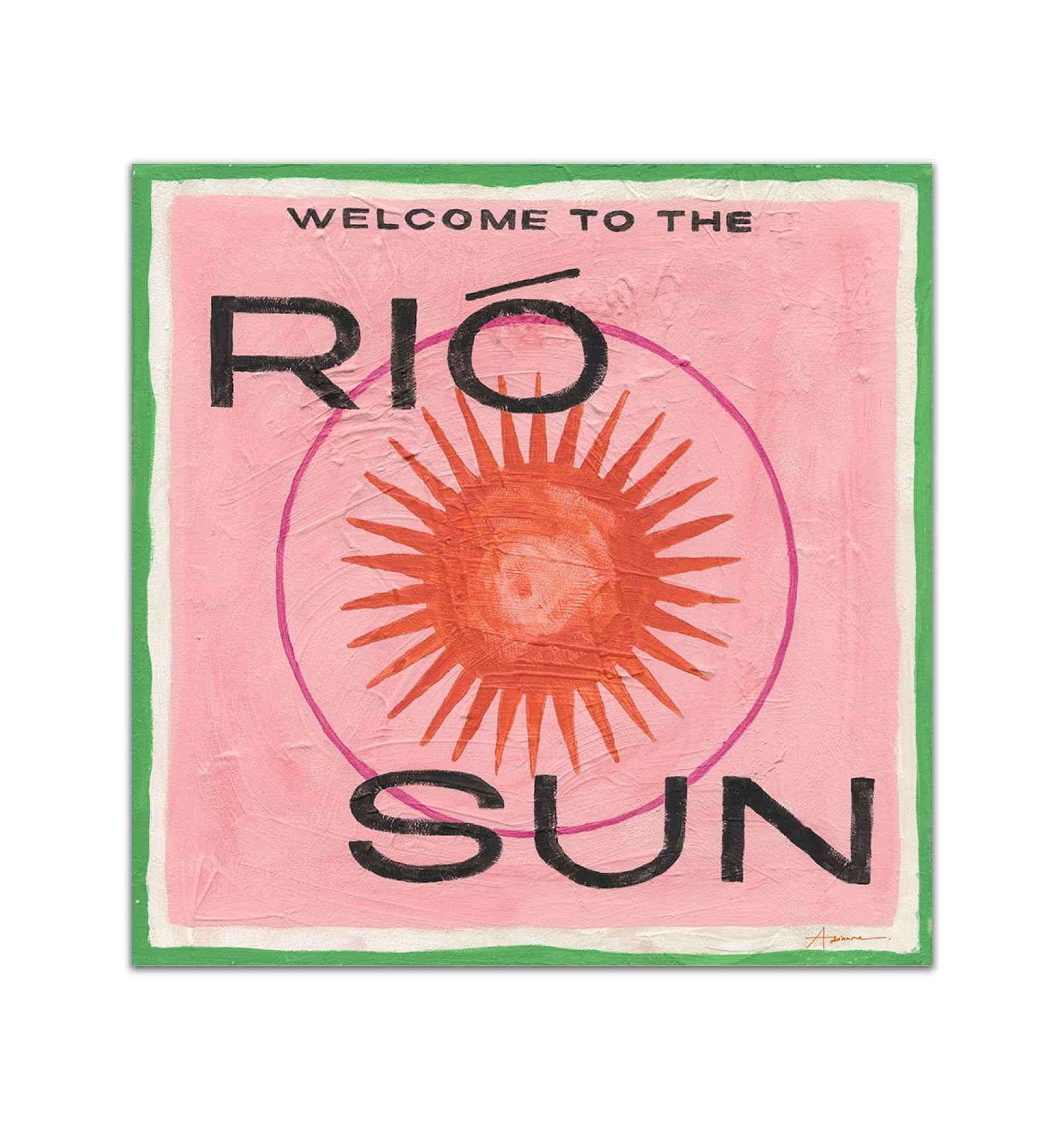 Tirage en édition limitée Rio Sun