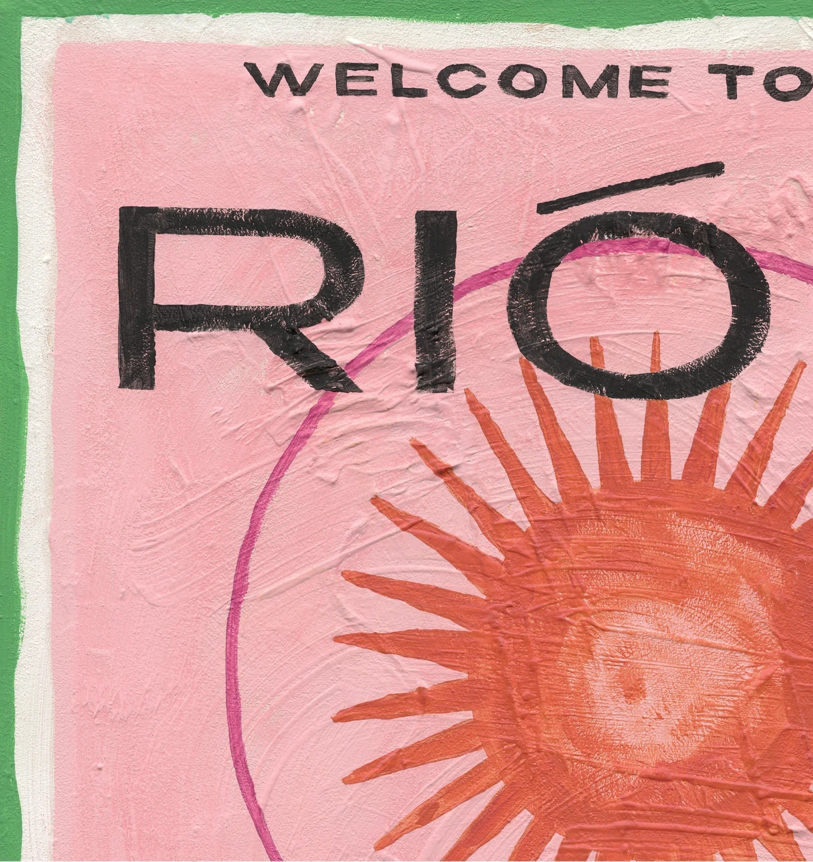 Tirage en édition limitée Rio Sun