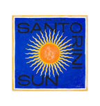 L'estampe en édition limitée du soleil de Santorin