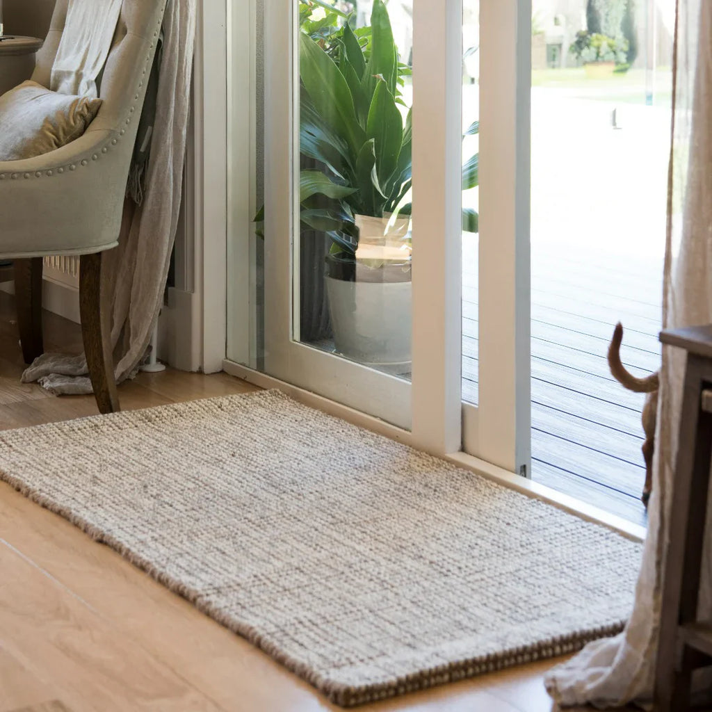 Tapis Carter en laine et jute