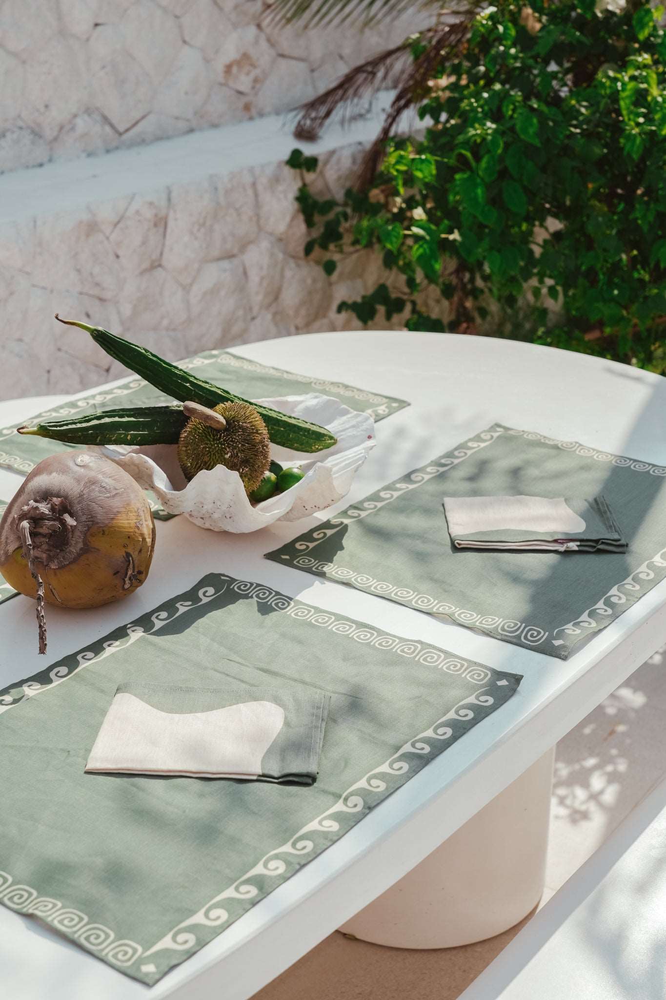 LES SERVIETTES BINGIN (lot de 4)