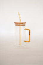 TASSE EN VERRE CATALINA + PAILLE