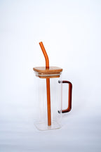 TASSE EN VERRE CATALINA + PAILLE