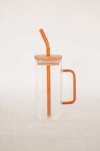 TASSE EN VERRE CATALINA + PAILLE