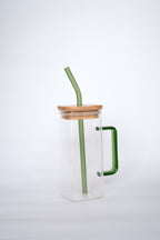TASSE EN VERRE CATALINA + PAILLE