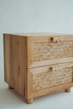 LES TIROIRS DE LA TABLE D'APPOINT DESA