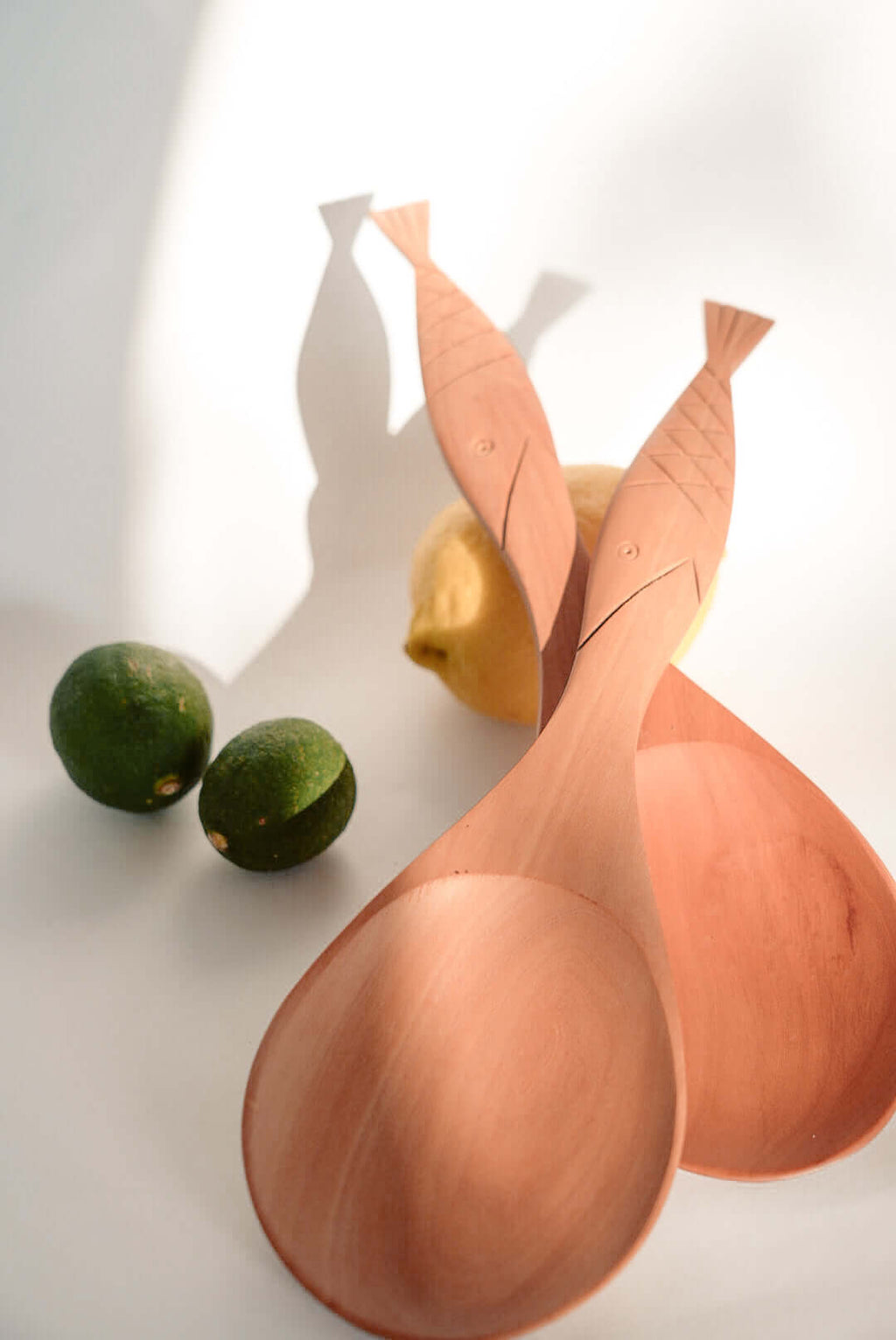 ENSEMBLE DE CUILLÈRES À SALADE DE POISSON