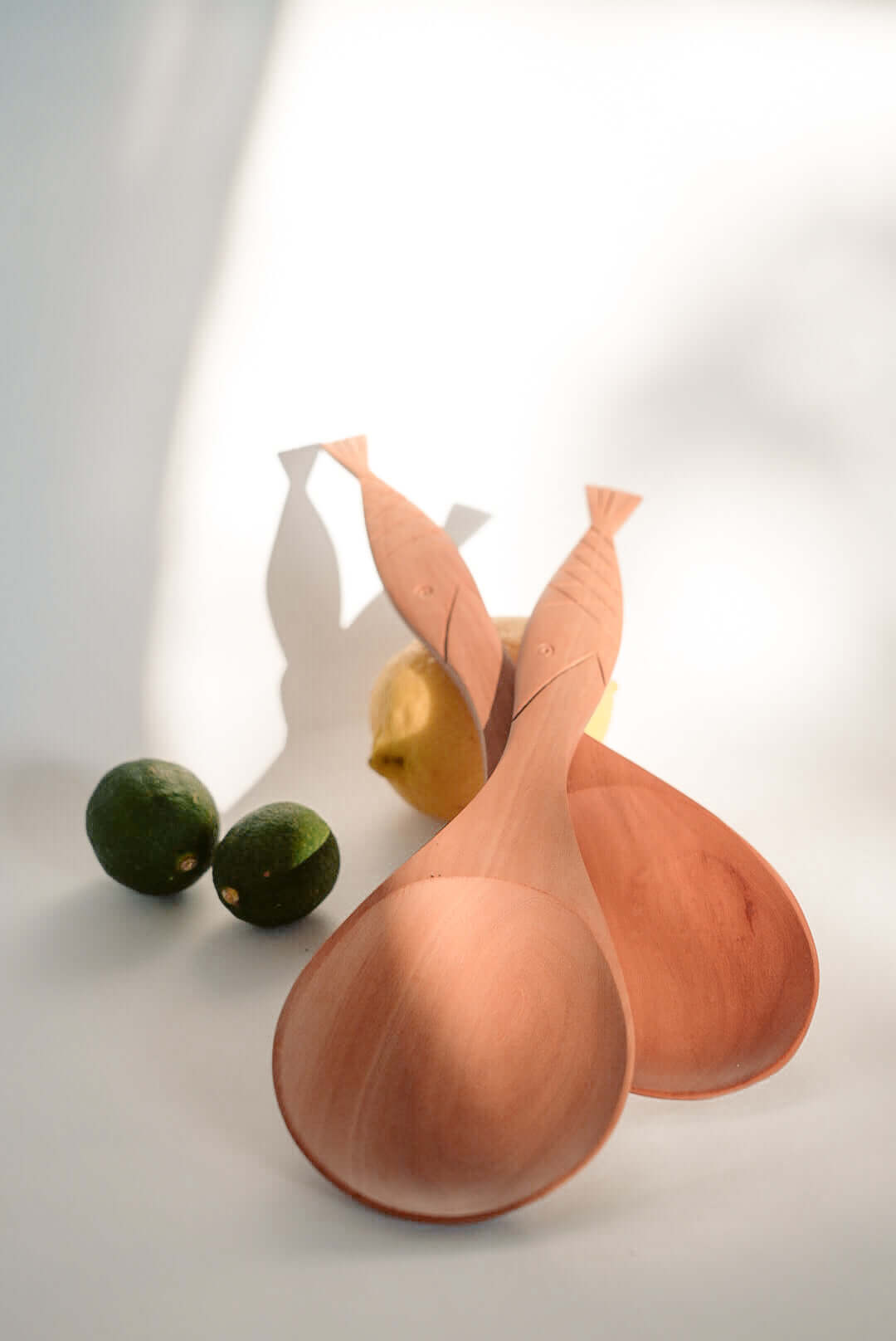 ENSEMBLE DE CUILLÈRES À SALADE DE POISSON